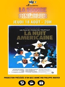 La séance Ciné Club : La Nuit américaine