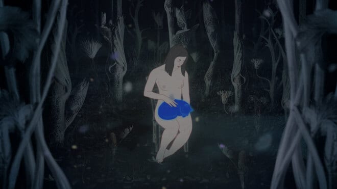Saules aveugles, femme endormie