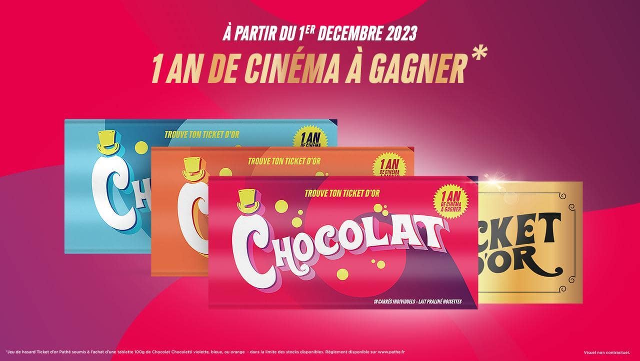Jeu Ticket d'or - Actualités Cinémas Pathé (ex Gaumont)